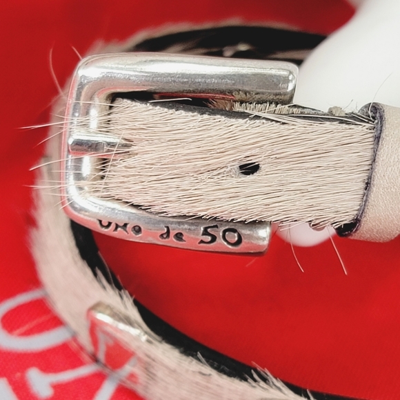 2015 Uno de 50 "No Blemish" Genuine Cow Hide Wrap Bracelet NWOT! PUL1362 - Picture 3 of 11